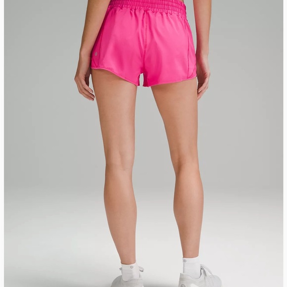 RARE HOT PINK LULULEMON HOTTY HOT SHORTS !!! - Picture 2 of 4